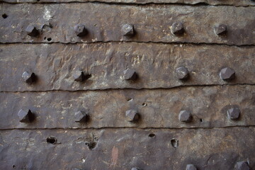 Historical rusted metal texture  