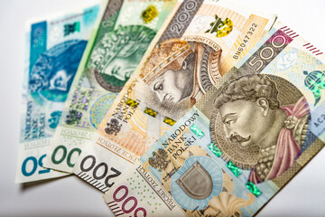 polish paper money or banknotes