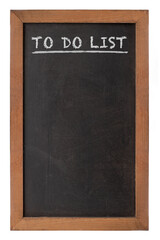 TO DO LISTの文字の書かれた黒板