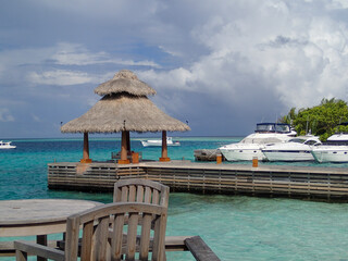 モルディブ　海