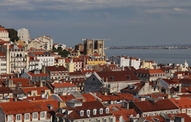 Fototapeta na wymiar Portugal - 2019. Landmarks of Lisbon. 