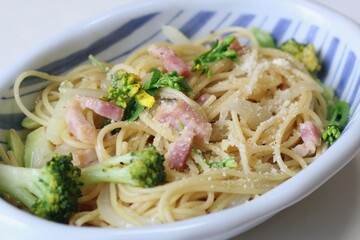 菜の花のパスタ