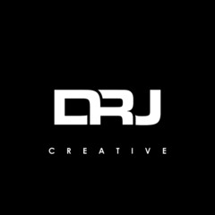 DRJ Letter Initial Logo Design Template Vector Illustration