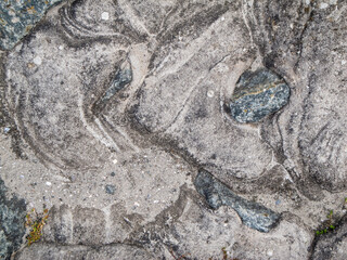 Concrete bank reinforcement in detail