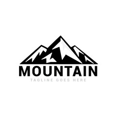 Mountain logo icon vector template.