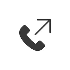 Outgoing call icon. Phone symbol modern, simple, vector, icon for website design, mobile app, ui. Vector