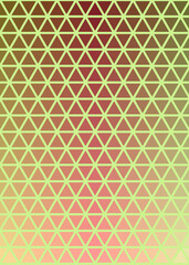 Fototapeta premium Abstract color Low-Polygones Generative Art background illustration