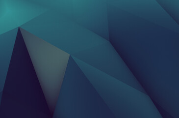Fototapeta premium Polygon Abstract Backgrounds Sea color