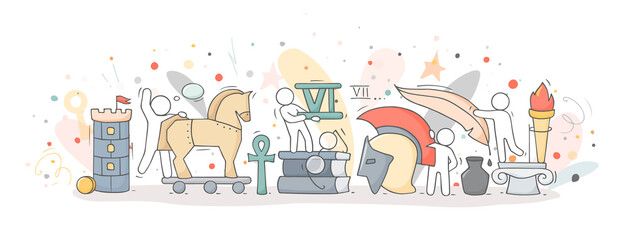 history class with studing little people