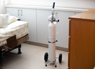 Oxygen breathing gas cylinder for using at home portable. Breathing device for asthma and...