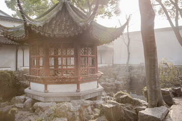 View of Humble Administrator Garden(Zhuozheng Garden) built in 1517 is a classical garden,a UNESCO...