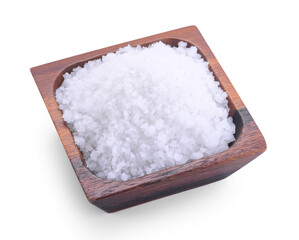 Fototapeta na wymiar salt isolated on white background