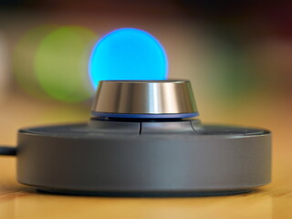 close-up of buttons, machine tools with digital management