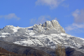 The harsh beauty of the Caucasus Mountains