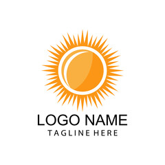 Fototapeta premium Sun Vector illustration Icon Logo Template design