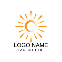 Sun Vector illustration Icon Logo Template design
