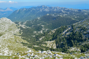 Fototapeta na wymiar Croatia, Biokovo national park landscape panorama view