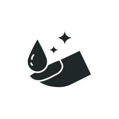 Fototapeta premium Nail care icon in solid style. lacquer up, manicure for varnish beauty concept. Nail polish remover. fingernail painting. Nail polishing salon. Vector illustration design on white background EPS 10