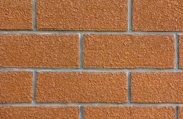 Wallpaper of brick.Background or backdrop of red brick wall and Texture of cement.