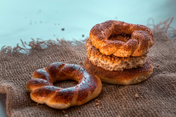 Assorted turkish bagels