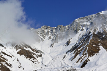 The harsh beauty of the Caucasus Mountains