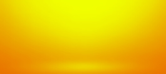 Obraz premium Orange studio wall and floor background. Use as montage for product display