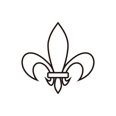 Fleur de lis icon vector illustration sign © ZAHDA_08