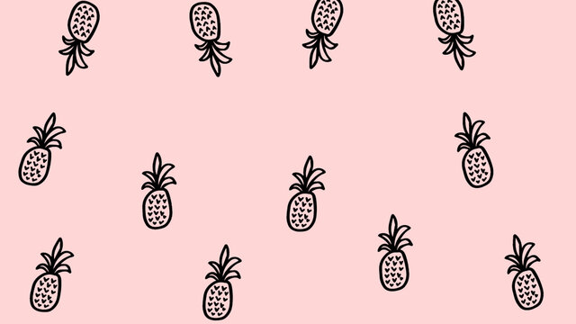 pineapple background wallpaper