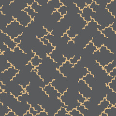 Trendy geometric pattern with a wave lines. Memphis style. Geometrical motif for fabric, web, page.