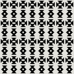 Pixel Shapes Pattern. Vector Seamless Shapes Pattern.