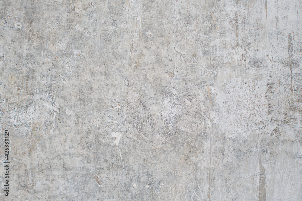 Wall mural texture of old gray concrete wall for background