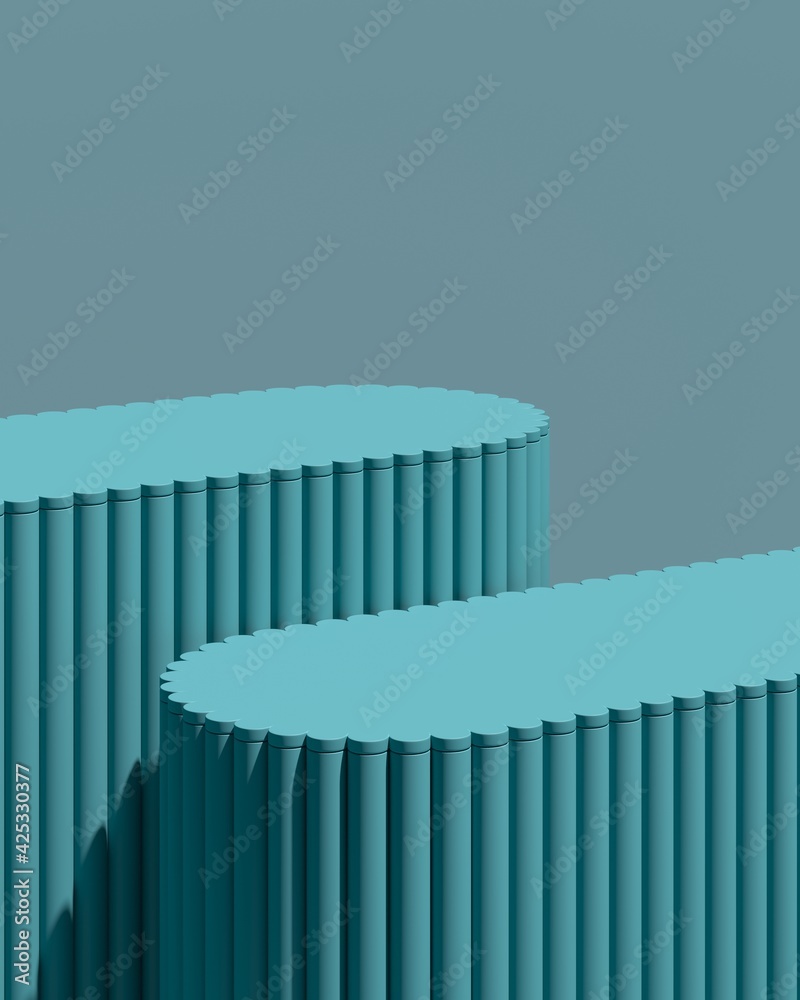 Poster abstract background minimal style for product branding. mock up scene and empty space. 3d render