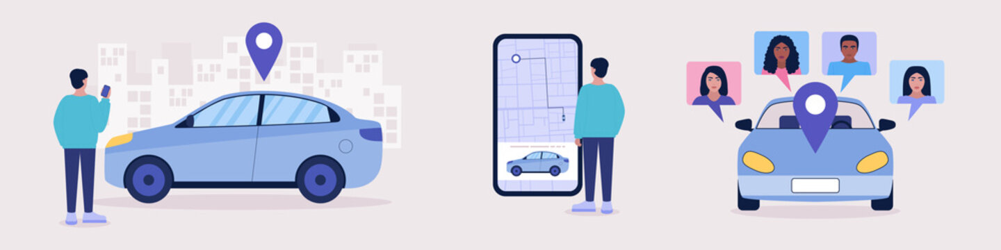 Car sharing concept