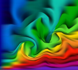 Modern colorful flow poster. Wave Liquid shape color background. Art design for your design project.