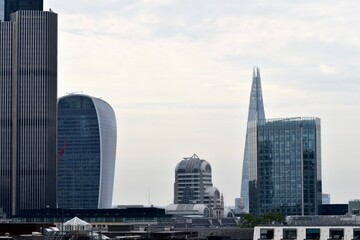 Obraz premium London skyline with famous skyscrapers 