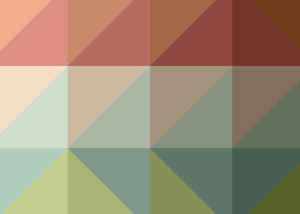 Abstract color Low-Polygones Generative Art background illustration