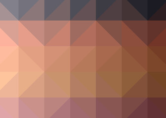 Abstract color Low-Polygones Generative Art background illustration