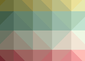 Obraz premium Abstract color Low-Polygones Generative Art background illustration