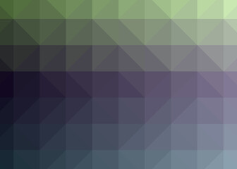 Fototapeta premium Abstract color Low-Polygones Generative Art background illustration
