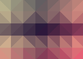 Fototapeta premium Abstract color Low-Polygones Generative Art background illustration