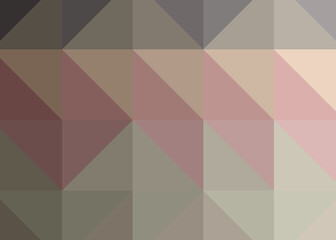 Abstract color Low-Polygones Generative Art background illustration