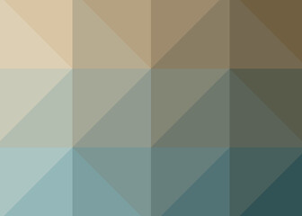 Fototapeta premium Abstract color Low-Polygones Generative Art background illustration