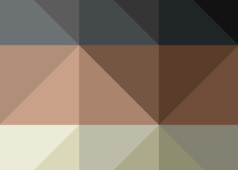 Fototapeta premium Abstract color Low-Polygones Generative Art background illustration