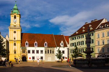 Fototapeta premium Ciudad de Bratislava, Eslovaquia.