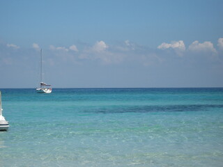 Obraz premium boat at sea