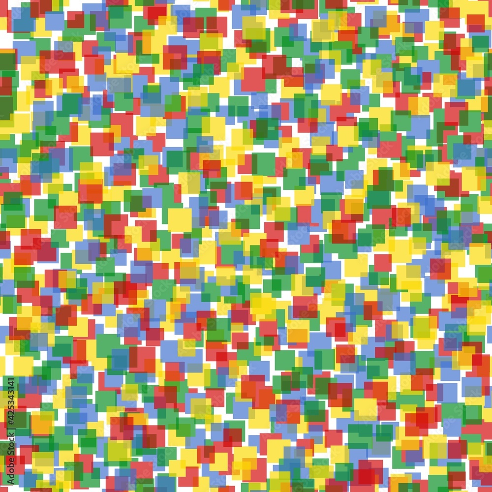 Canvas Prints abstract seamless colorful background with circled transparent tiles