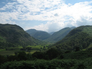 Obraz premium landscape mountains and sky