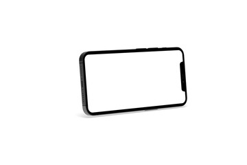 smartphone  With Blank Screen in 3d