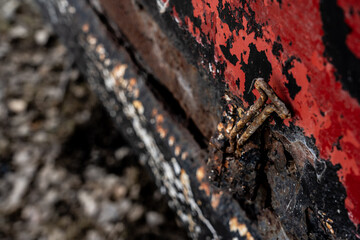 Rusty Broken Latch