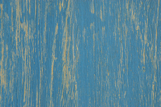 Blue Weathered Wood Texture Background